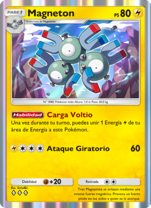 Magneton 098 — Genetic Apex (Spanish Pokémon TCG card)
