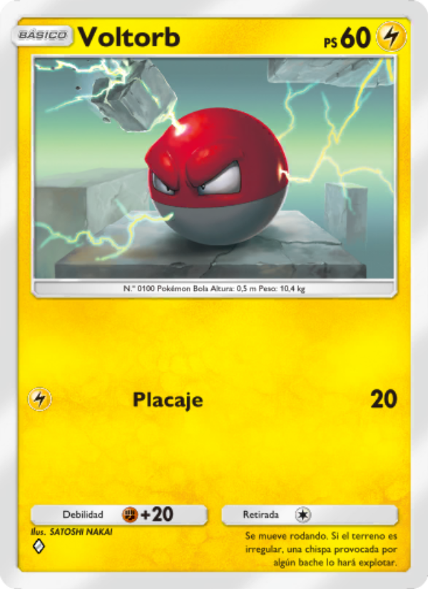 Voltorb 099 — Genetic Apex (Spanish Pokémon TCG card)