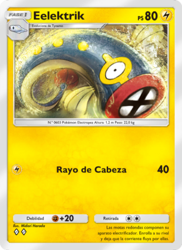 Eelektrik 108 — Genetic Apex (Spanish Pokémon TCG card)