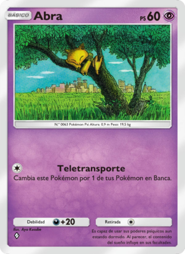 Abra 115 — Genetic Apex (Spanish Pokémon TCG card)