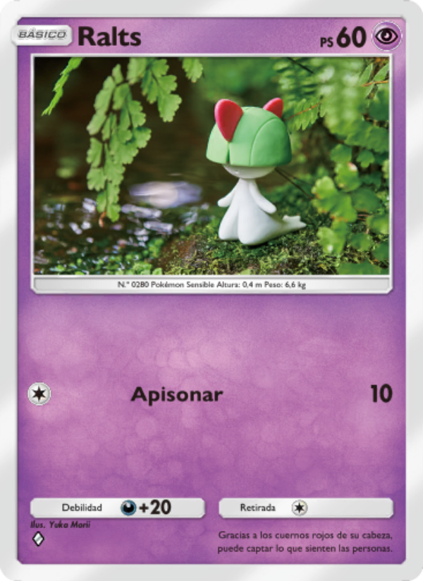 Ralts 130 — Genetic Apex (Spanish Pokémon TCG card)