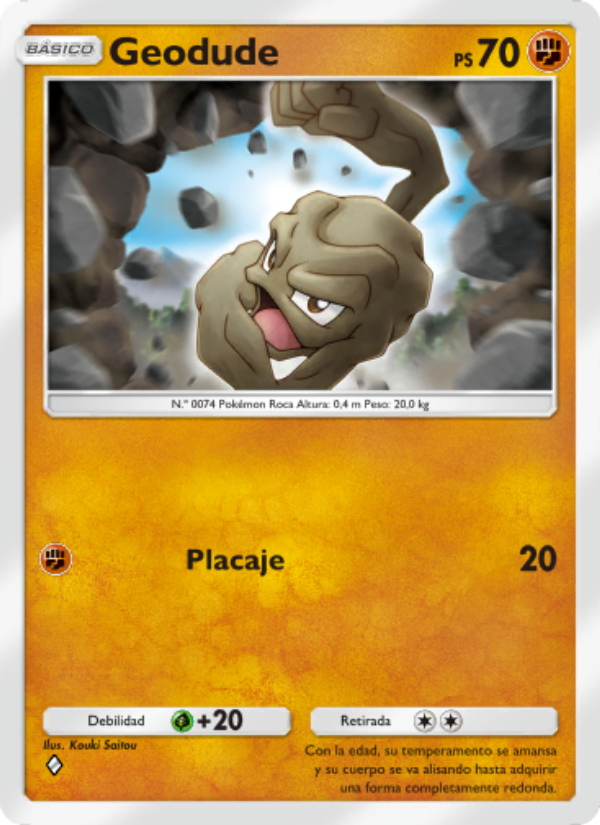 Geodude 147 — Genetic Apex (Spanish Pokémon TCG card)