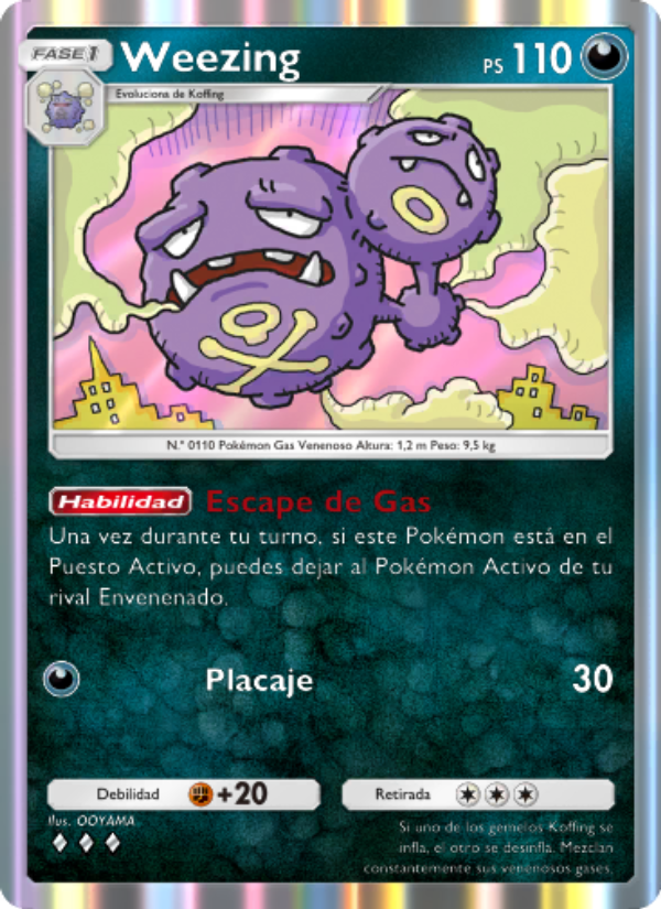 Weezing 177 — Genetic Apex (Spanish Pokémon TCG card)