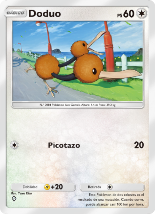 Doduo 199 — Genetic Apex (Spanish Pokémon TCG card)