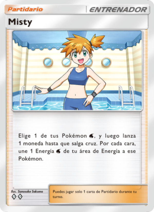 Misty 220 — Genetic Apex (Spanish Pokémon TCG card)