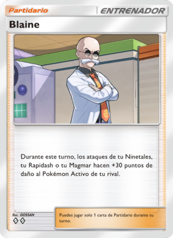 Blaine 221 — Genetic Apex (Spanish Pokémon TCG card)