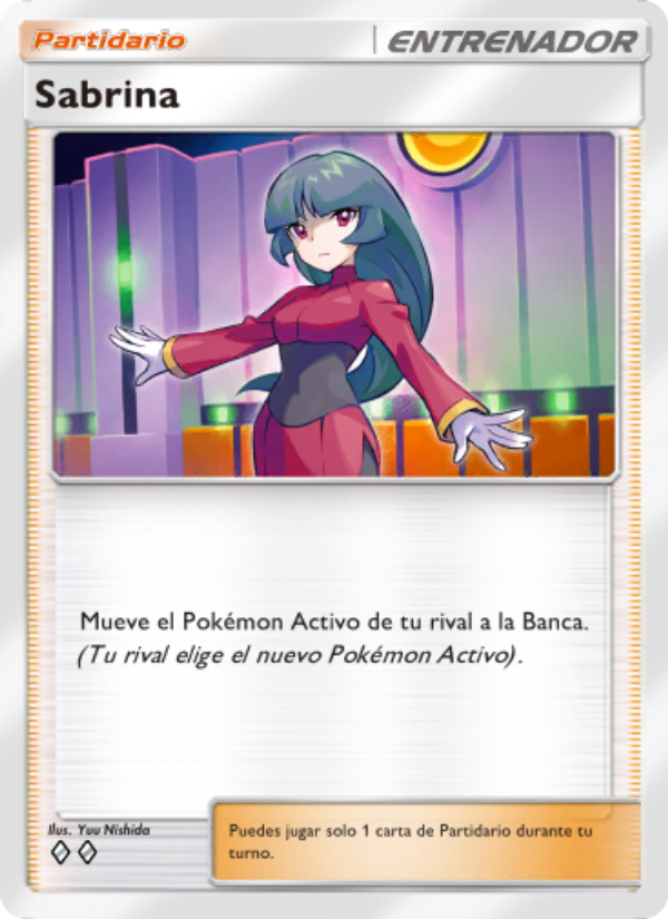 Sabrina 225 — Genetic Apex (Spanish Pokémon TCG card)