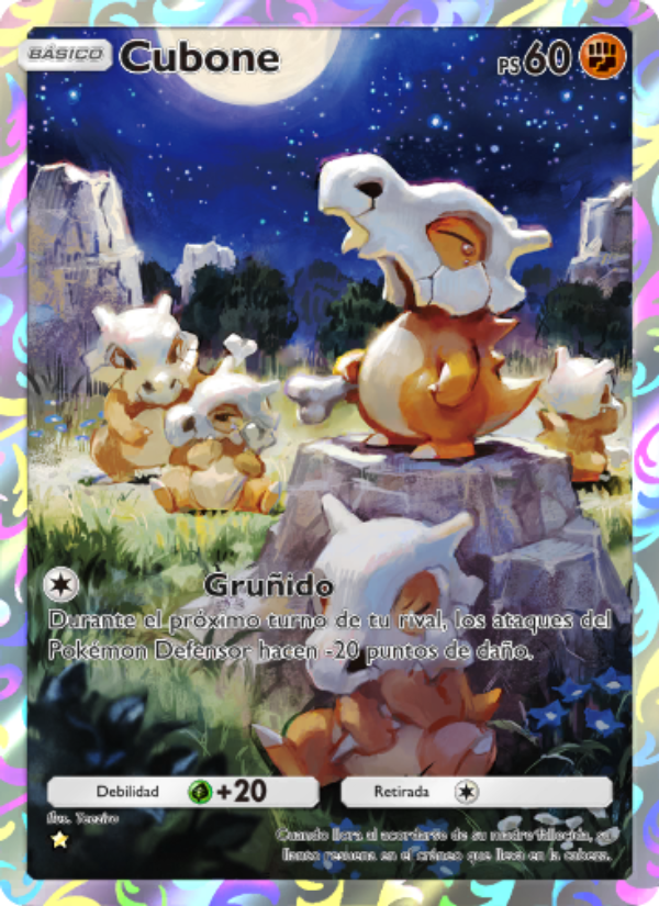 Cubone 239 — Genetic Apex (Spanish Pokémon TCG card)