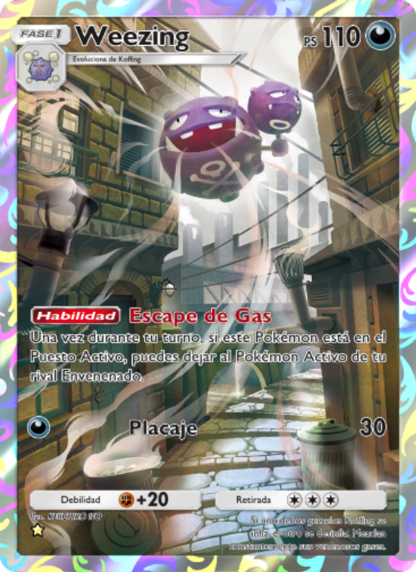 Weezing 243 — Genetic Apex (Spanish Pokémon TCG card)