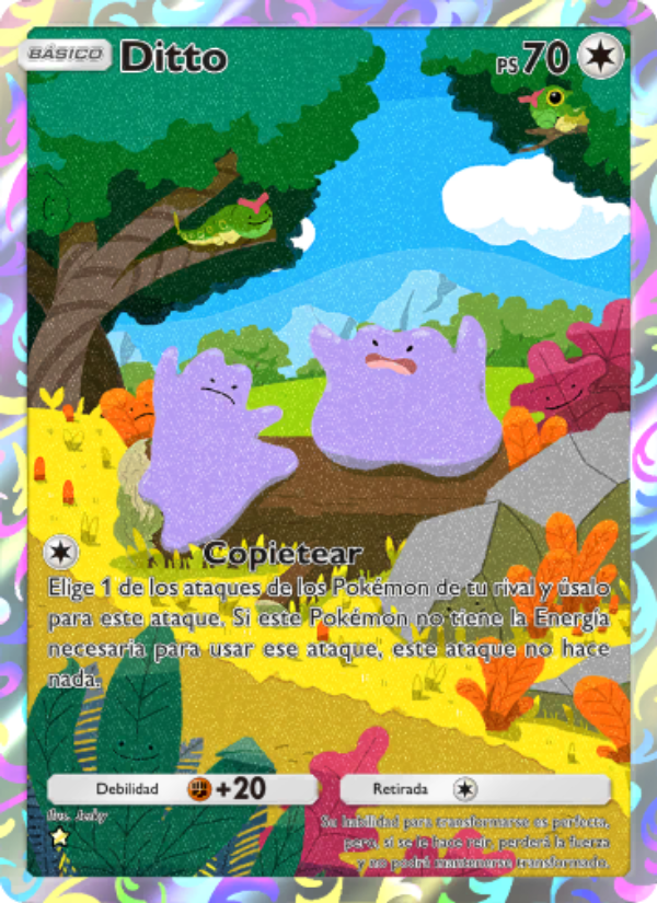 Ditto 247 — Genetic Apex (Spanish Pokémon TCG card)