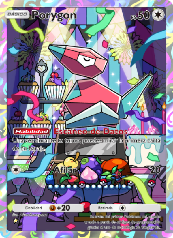 Porygon 249 — Genetic Apex (Spanish Pokémon TCG card)