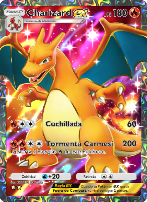 Charizard ex 253 — Genetic Apex (Spanish Pokémon TCG card)