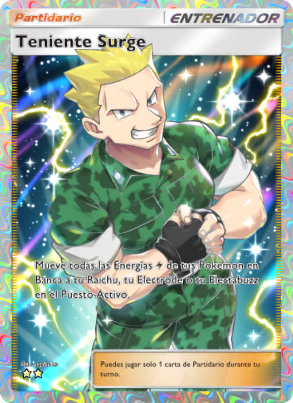 Teniente Surge 273 — Genetic Apex (Spanish Pokémon TCG card)