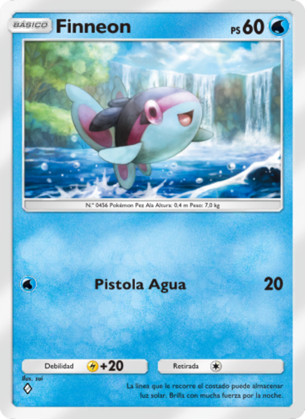 Finneon 020 — Mythical Island (Spanish Pokémon TCG card)