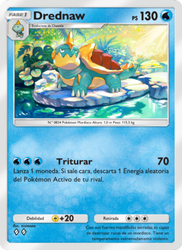 Drednaw 023 — Mythical Island (Spanish Pokémon TCG card)