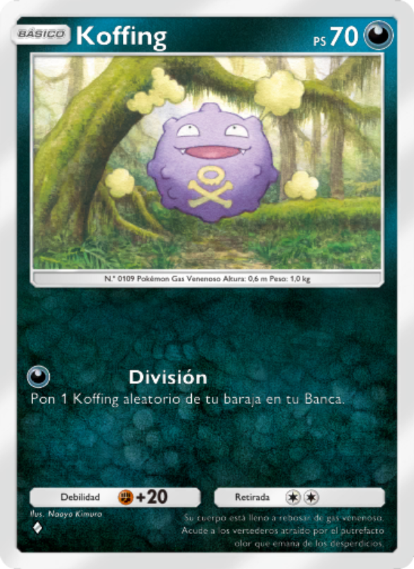 Koffing 049 — Mythical Island (Spanish Pokémon TCG card)