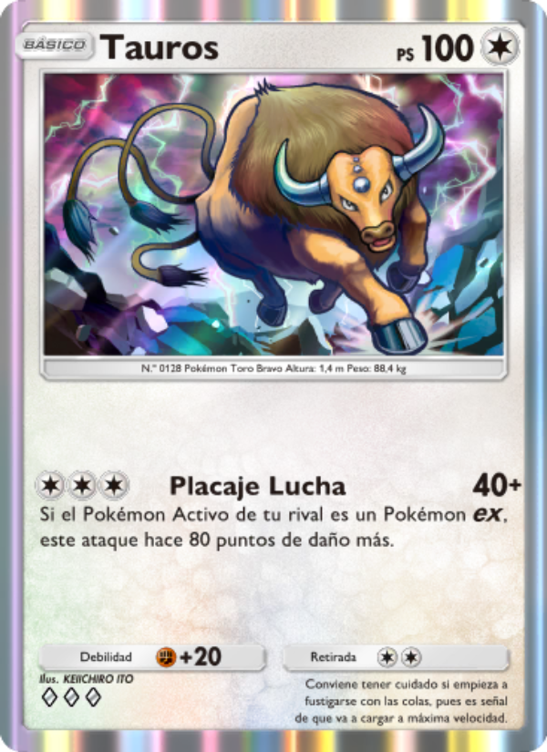 Tauros 060 — Mythical Island (Spanish Pokémon TCG card)