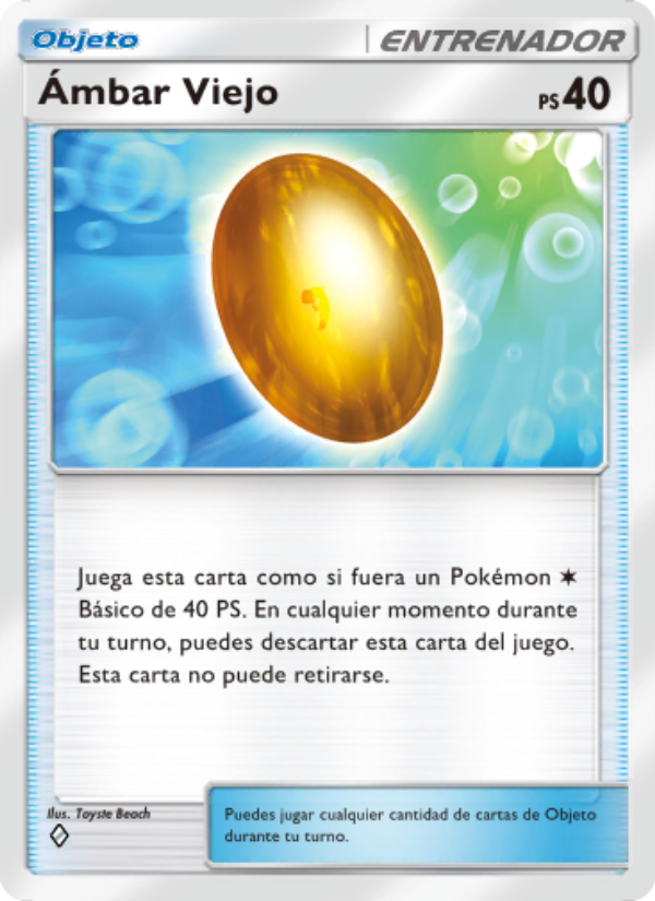 Ámbar Viejo 063 — Mythical Island (Spanish Pokémon TCG card)