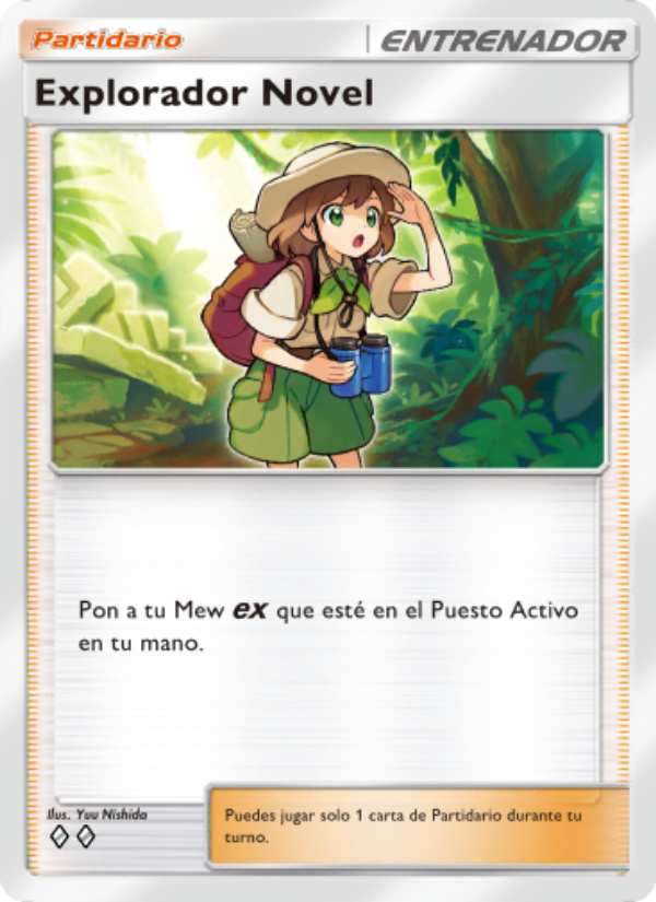 Explorador Novel 066 — Mythical Island (Spanish Pokémon TCG card)
