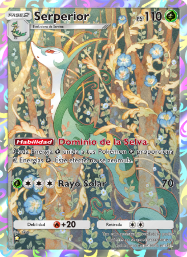 Serperior 070 — Mythical Island (Spanish Pokémon TCG card)