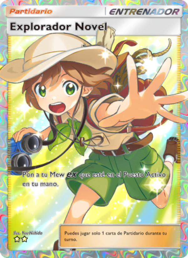 Explorador Novel 080 — Mythical Island (Spanish Pokémon TCG card)