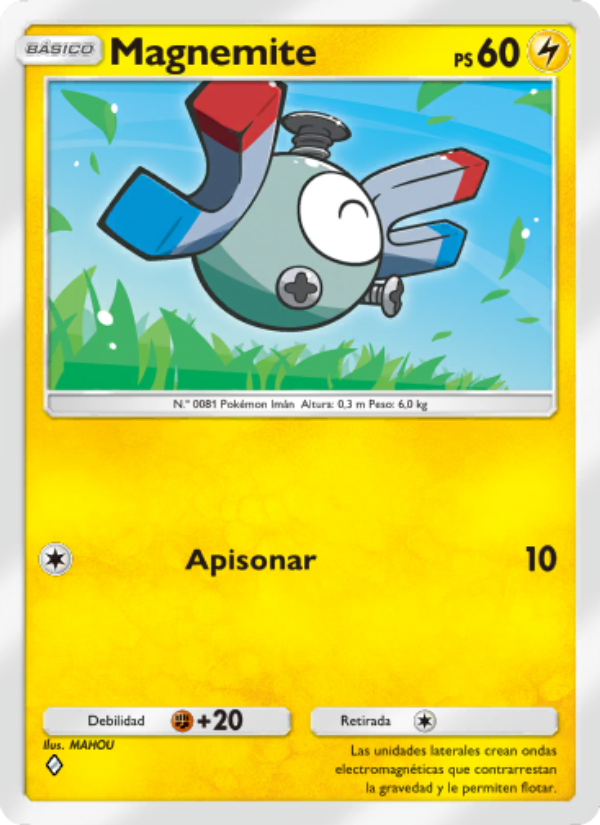 Magnemite 051 — Space-Time Smackdown (Spanish Pokémon TCG card)