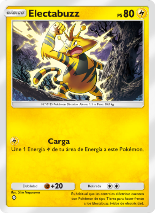 Electabuzz 056 — Space-Time Smackdown (Spanish Pokémon TCG card)