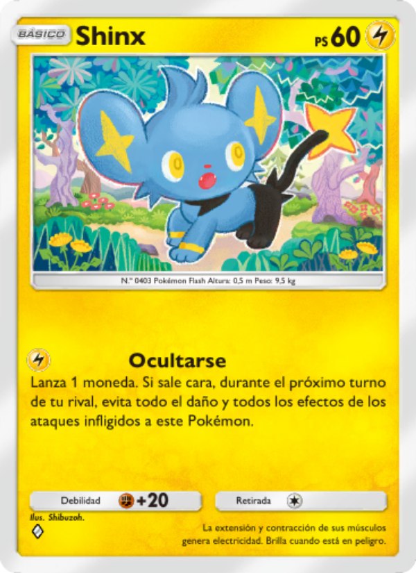 Shinx 058 — Space-Time Smackdown (Spanish Pokémon TCG card)