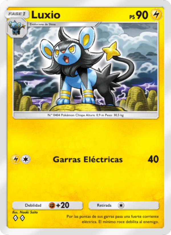 Luxio 059 — Space-Time Smackdown (Spanish Pokémon TCG card)