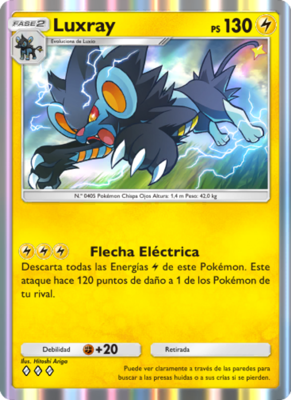 Luxray 060 — Space-Time Smackdown (Spanish Pokémon TCG card)