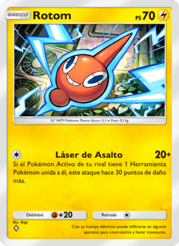 Rotom 062 — Space-Time Smackdown (Spanish Pokémon TCG card)