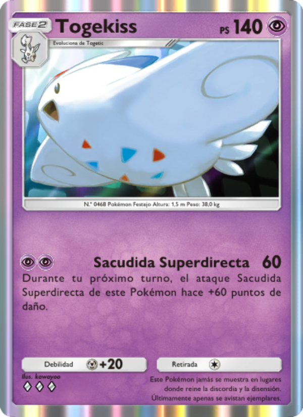 Togekiss 065 — Space-Time Smackdown (Spanish Pokémon TCG card)