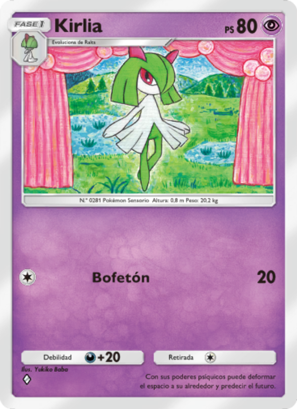 Kirlia 069 — Space-Time Smackdown (Spanish Pokémon TCG card)