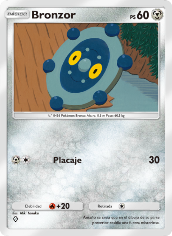 Bronzor 116 — Space-Time Smackdown (Spanish Pokémon TCG card)