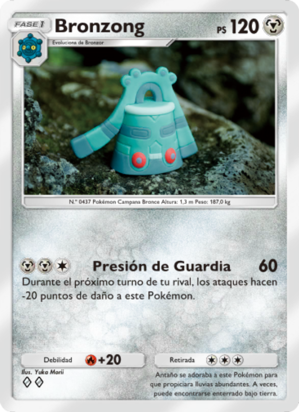 Bronzong 117 — Space-Time Smackdown (Spanish Pokémon TCG card)