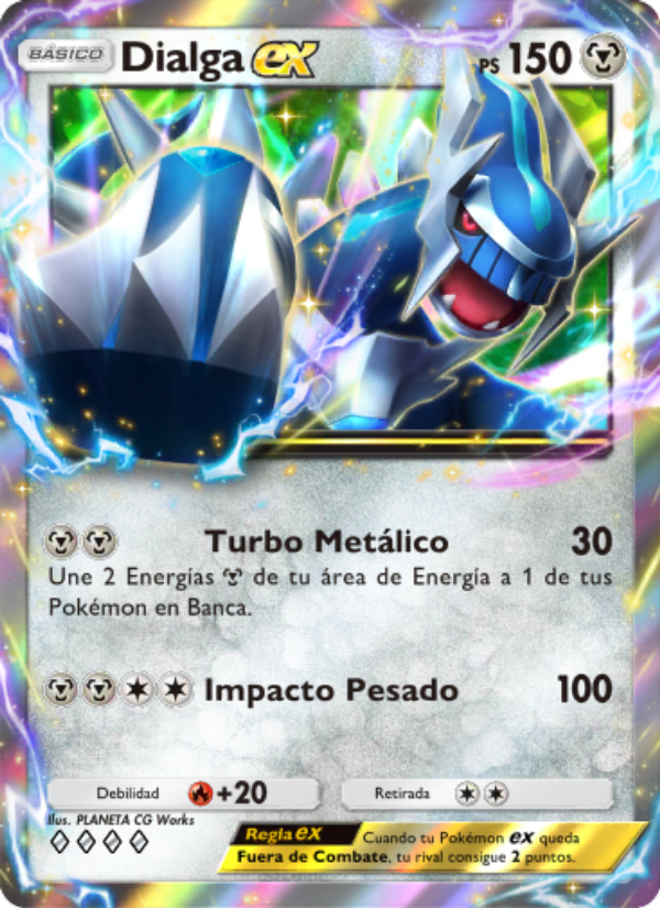 Dialga ex 119 — Space-Time Smackdown (Spanish Pokémon TCG card)