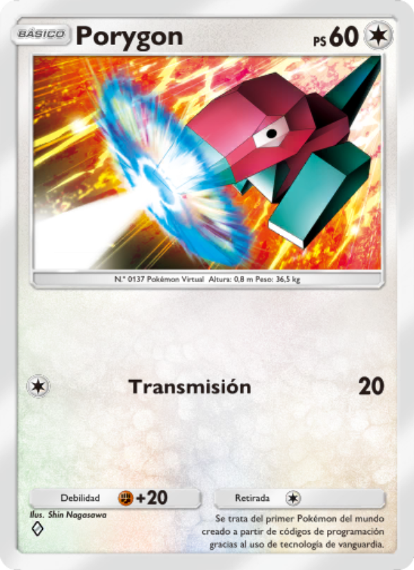 Porygon 127 — Space-Time Smackdown (Spanish Pokémon TCG card)