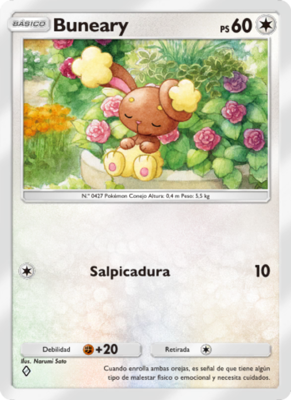 Buneary 137 — Space-Time Smackdown (Spanish Pokémon TCG card)