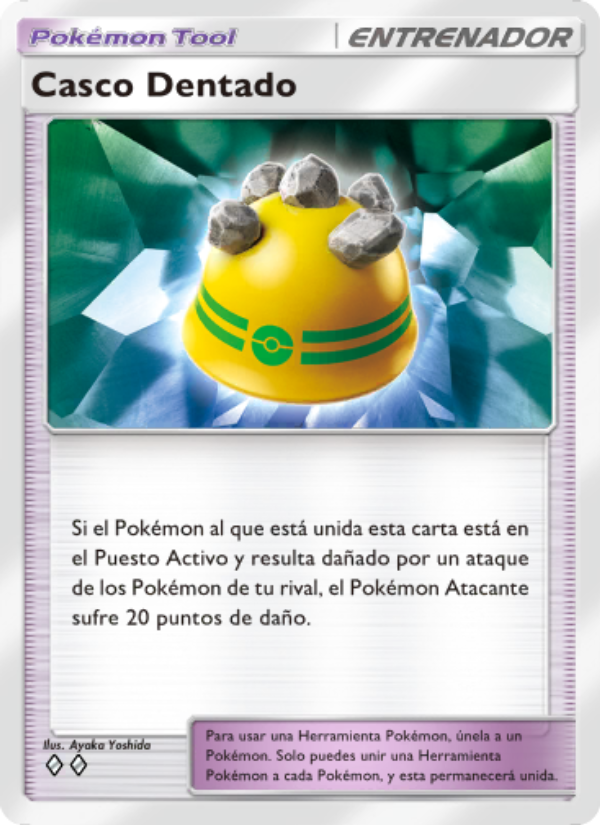 Casco Dentado 148 — Space-Time Smackdown (Spanish Pokémon TCG card)