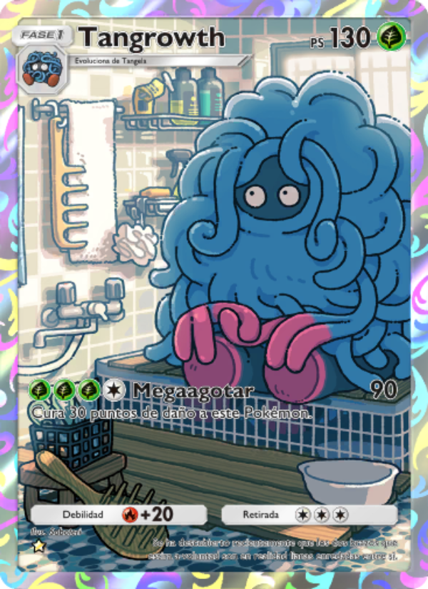 Tangrowth 156 — Space-Time Smackdown (Spanish Pokémon TCG card)