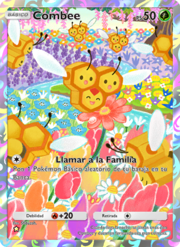 Combee 157 — Space-Time Smackdown (Spanish Pokémon TCG card)