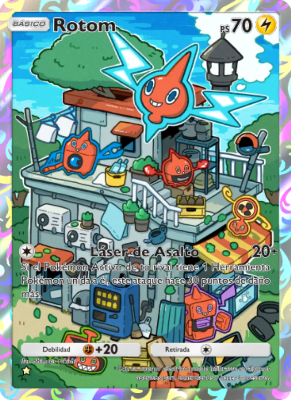 Rotom 164 — Space-Time Smackdown (Spanish Pokémon TCG card)