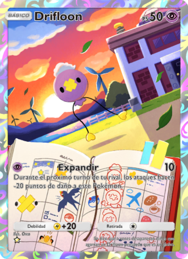 Drifloon 165 — Space-Time Smackdown (Spanish Pokémon TCG card)