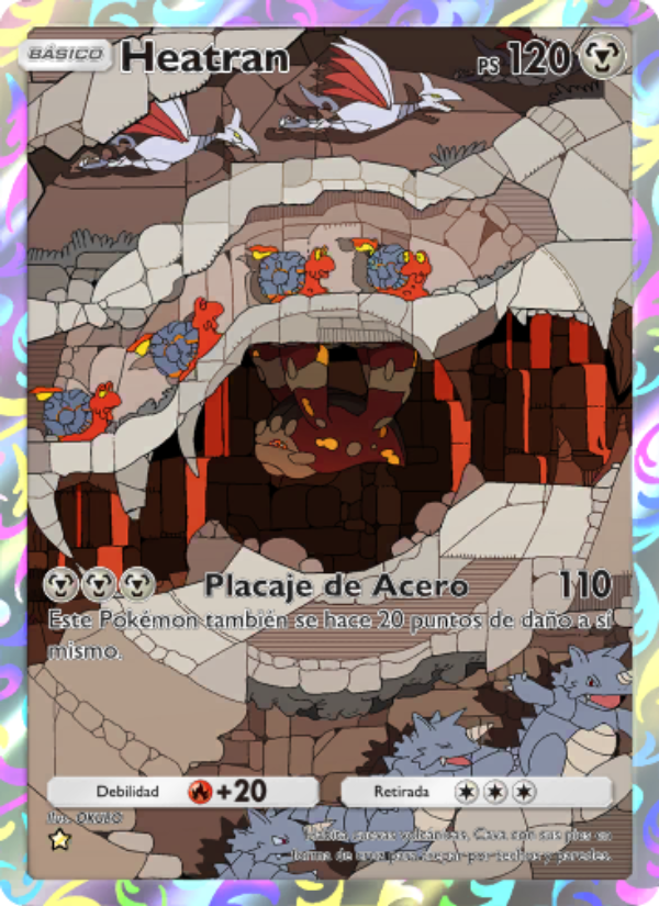 Heatran 174 — Space-Time Smackdown (Spanish Pokémon TCG card)