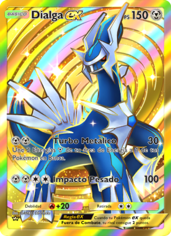 Dialga ex 207 — Space-Time Smackdown (Spanish Pokémon TCG card)