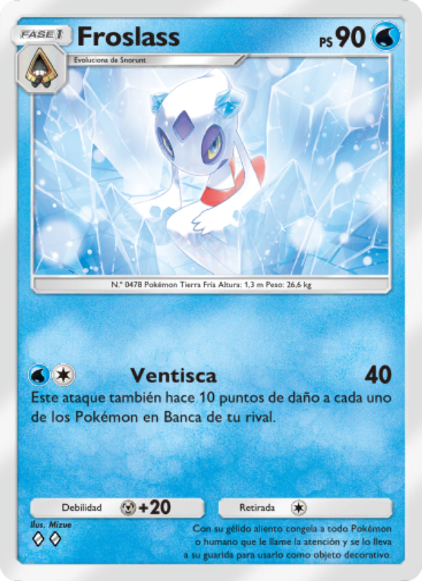 Froslass 019 — Triumphant Light (Spanish Pokémon TCG card)