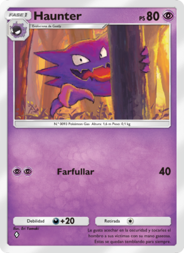 Haunter 032 — Triumphant Light (Spanish Pokémon TCG card)
