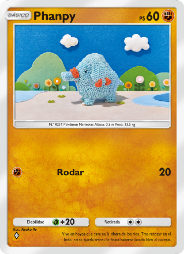 Phanpy 037 — Triumphant Light (Spanish Pokémon TCG card)