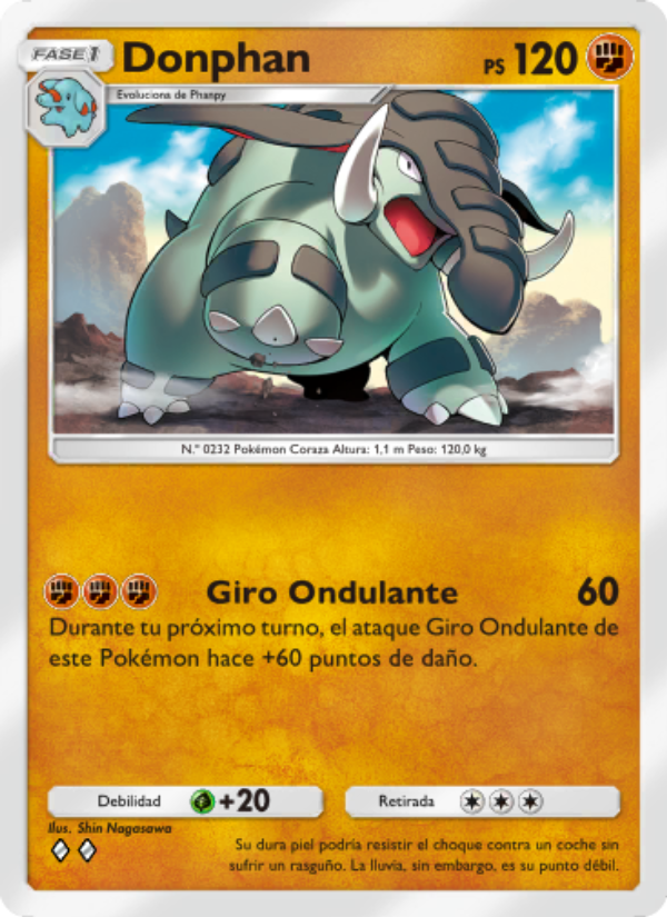 Donphan 038 — Triumphant Light (Spanish Pokémon TCG card)