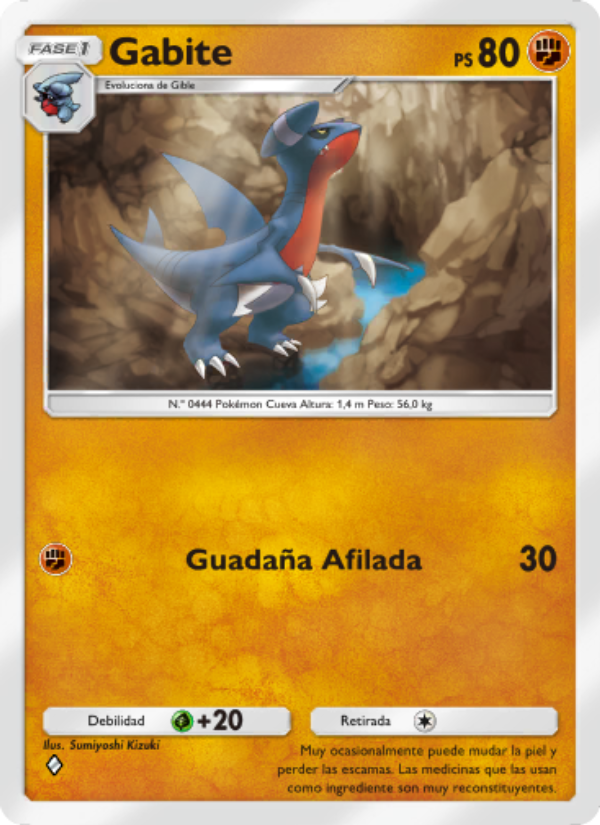 Gabite 046 — Triumphant Light (Spanish Pokémon TCG card)